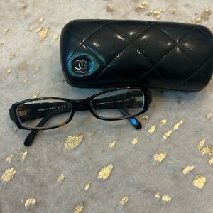 Chanel eyeglasses and original quilted case